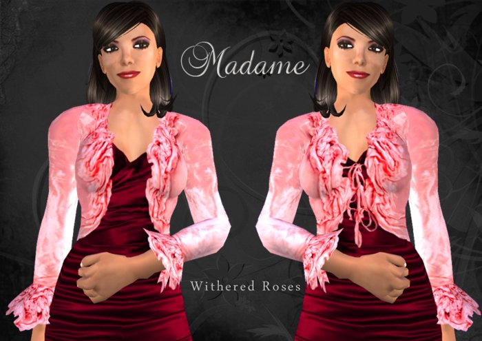Madame Haute Couture - Withered Roses, pink