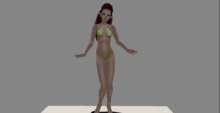 Shinies Bikini - Lime (PETITES ONLY)