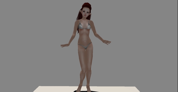 Shinies Bikini - Silver (PETITES ONLY)