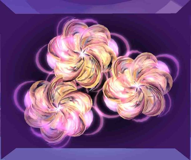 fantasy flowers wall decor