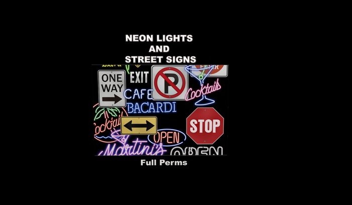 signs - neon and street 