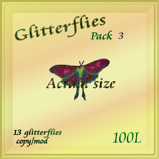 Glitterflies set 3