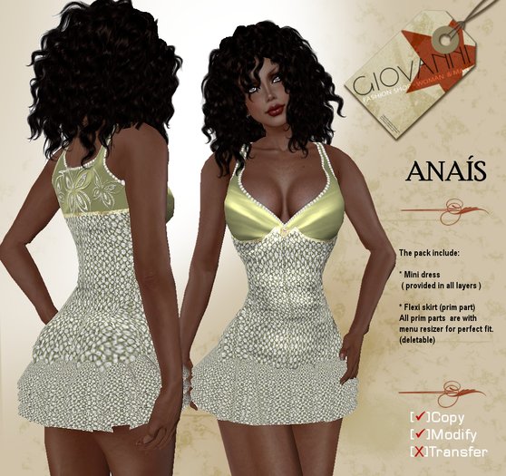 ***GIOVANNI*** ANAIS MINIDRESS 