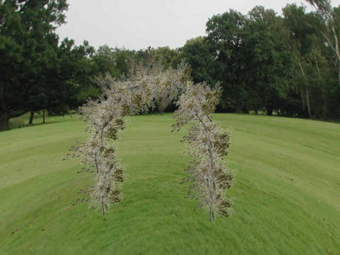 PLANT Spring Vines Arch 1 Prim Sculpty Multiface MTY Trellis FF95