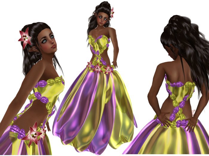 Petite Long Dress Princess - Summer