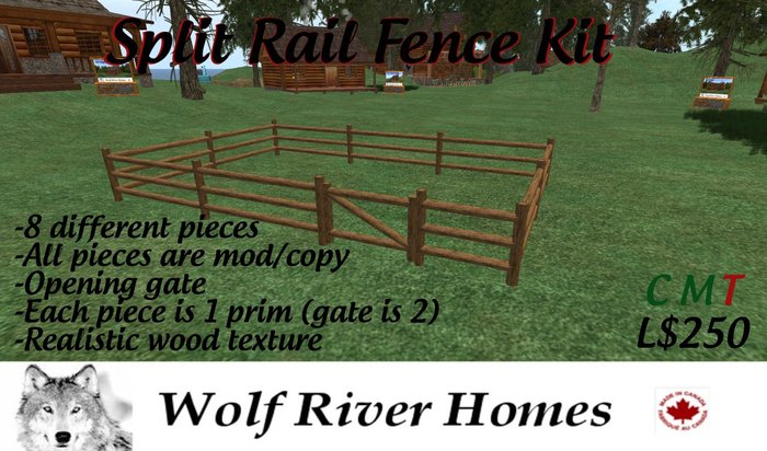 Split Rail Fence Kit