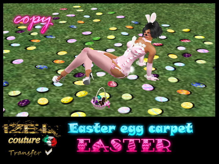 IzelCouture Easter egg carpet