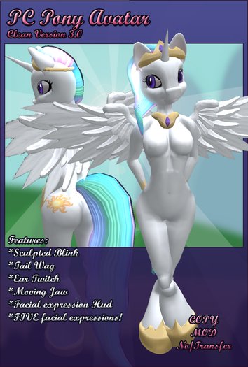 [ZRA] PC Pony Avatar - Clean