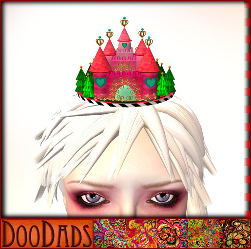 DooDads - Pink Castle Crown