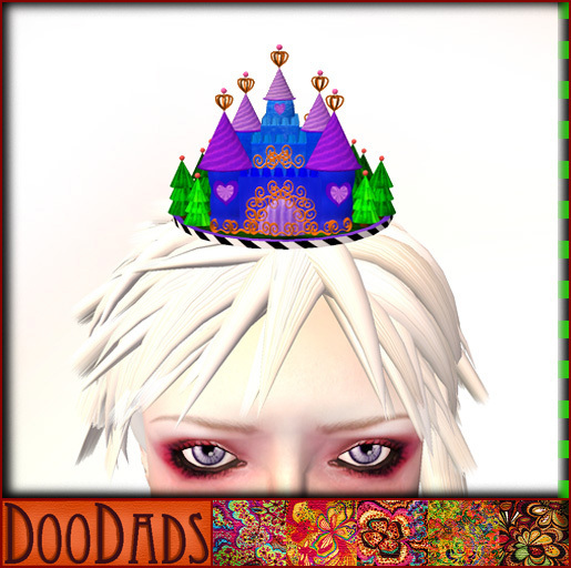 DooDads - Purple Castle Crown