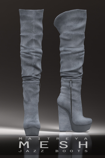 Maitreya Mesh Jazz Boots * Slate