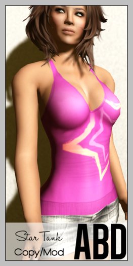 ABD :: Star Tank Pink 
