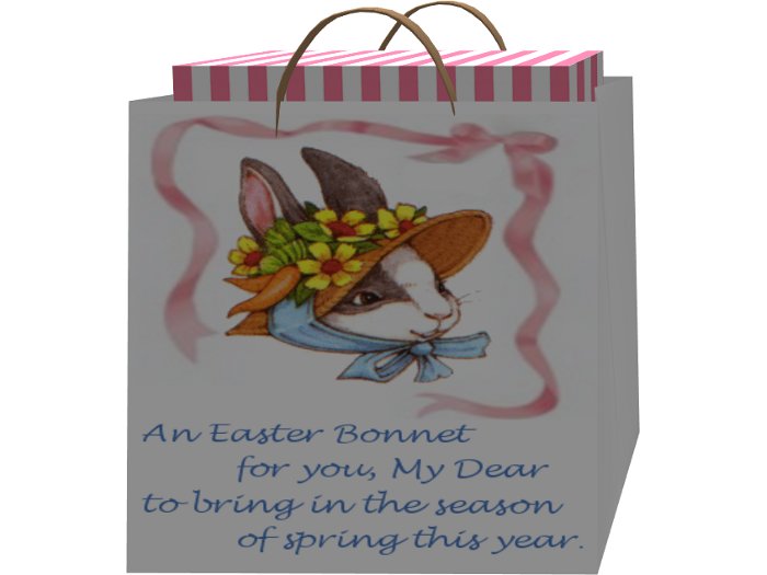 Easter Bonnet Gift Bag