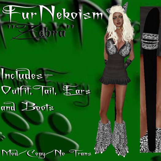 FurNekoism- (Zebra) Neko Set (Promo Price)