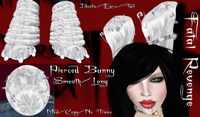 Fatal Revenge- Pierced Bunny {Large/Smooth} (Promo Sale)