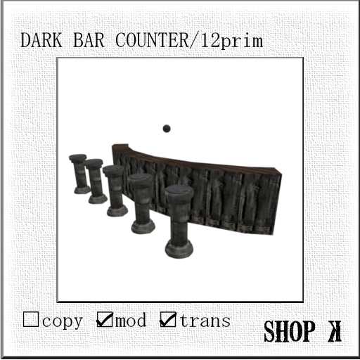 DARK BAR COUNTER
