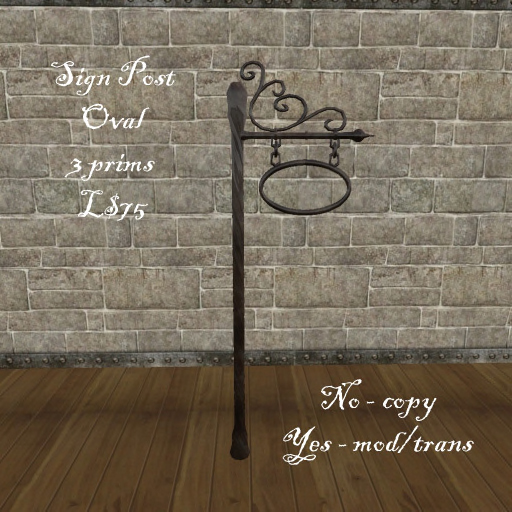 Sign Post Oval