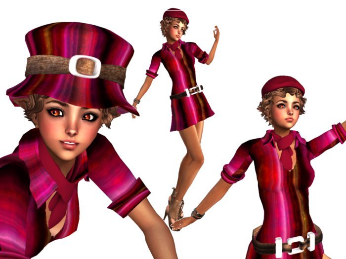 Petite Dress Working Class Red