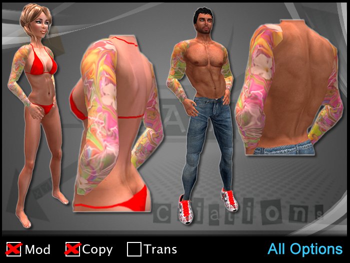 PROMO - 10L only - ZAW - Tattoo Color arms full