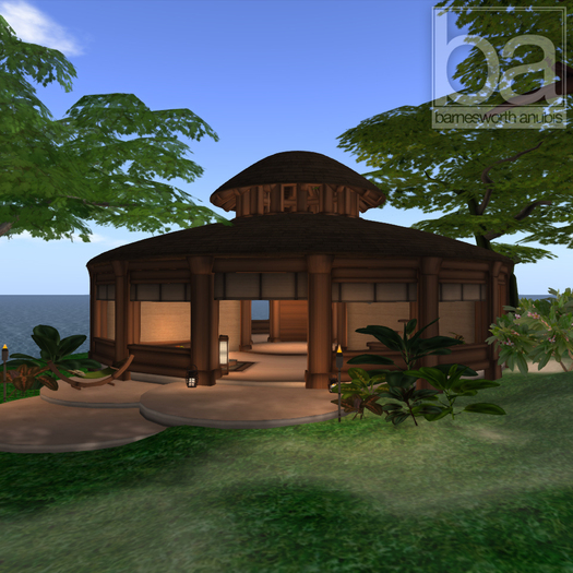 [ba] tableau hut 3.0 with furniture