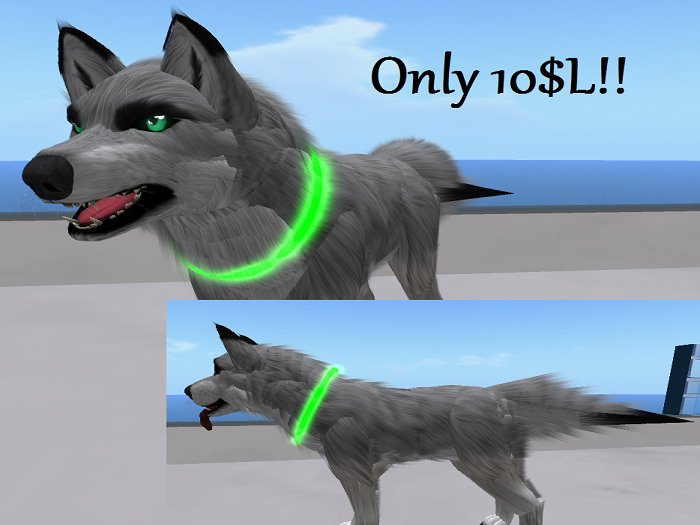 Bixxi's TWI Raver Collar Neon Green 