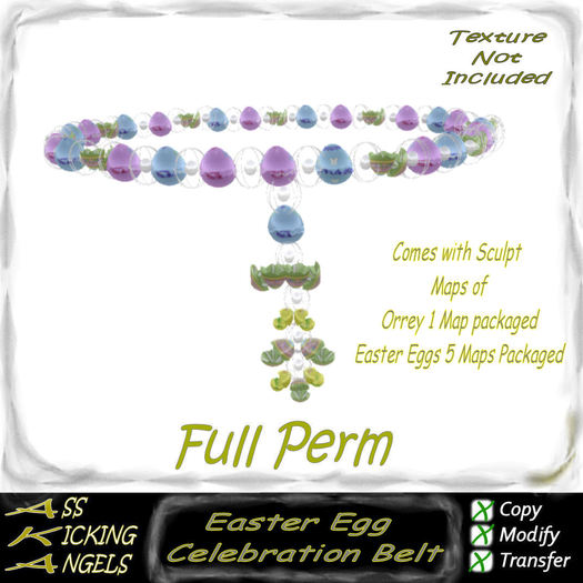 AKA Easter Egg Celebration Belt with Sculpt Maps Ad