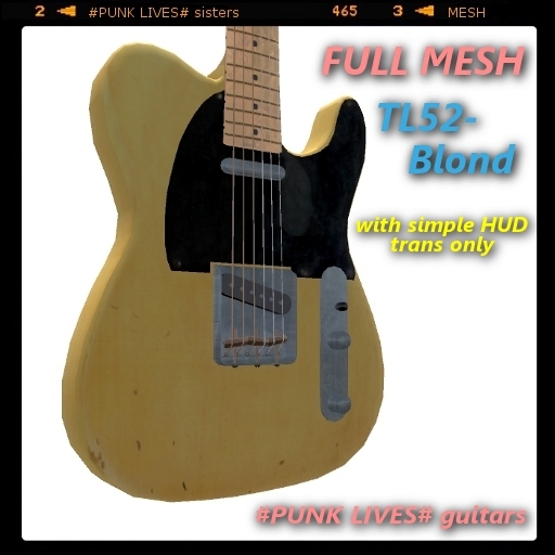 TL52 blond (full mesh guitar)