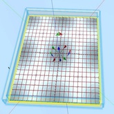 Builder's Platform with Fence and Grid - Modifiable