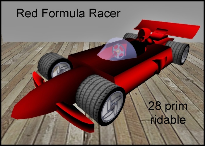 Red Formula Racer