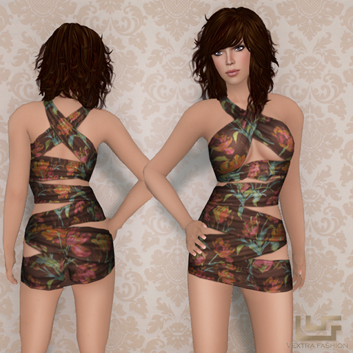 *VEXTRA FASHION* "Salsa" Wrap - Tulips