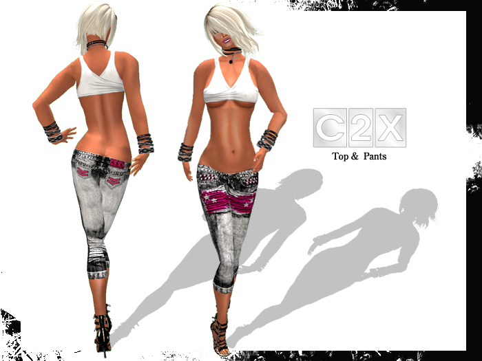 ~C2X~ Rock Star Capris n Top