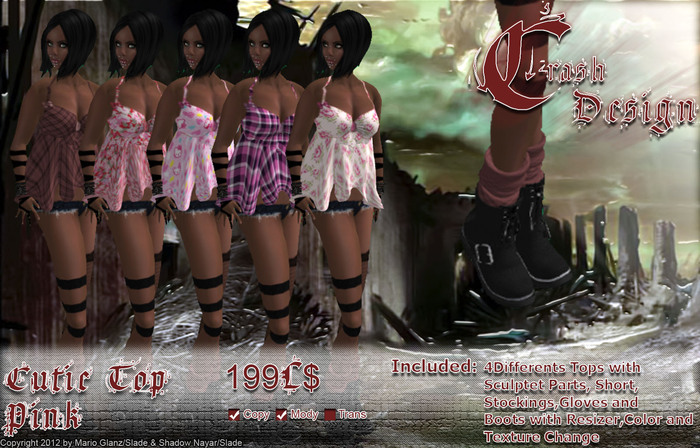 Crash Design - Cutie Top Pink Box