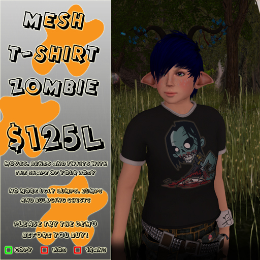 Mesh T-Shirt - Zombie
