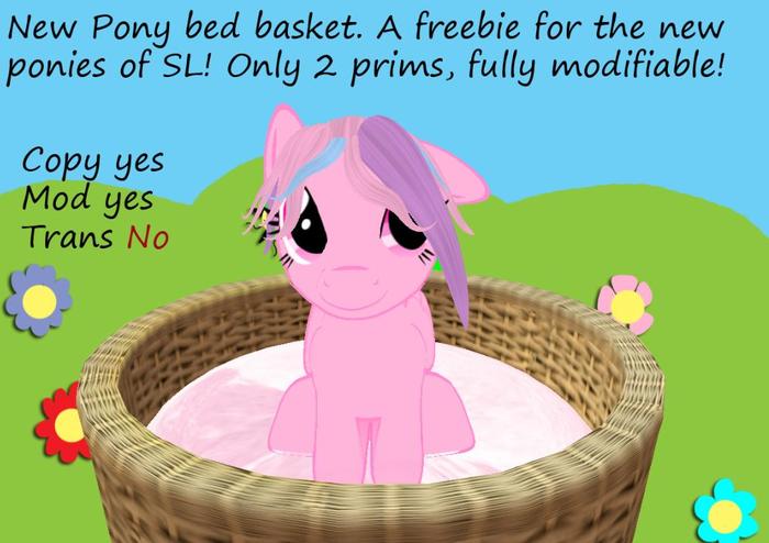 Pony Sleep basket