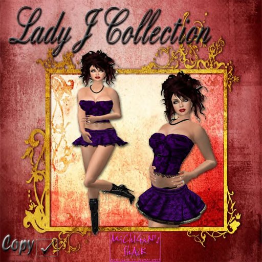 Lady J Collection Donna Purple
