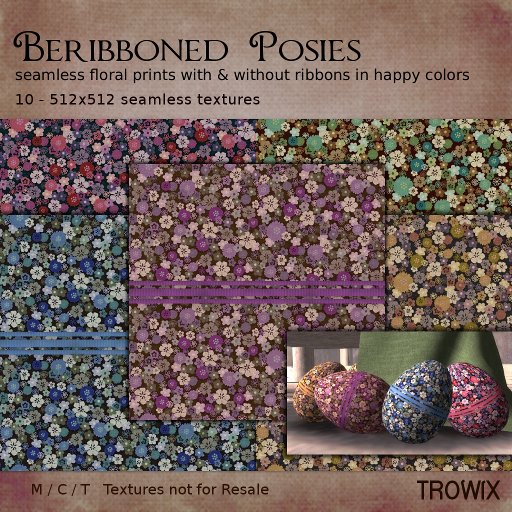 Trowix - Beribboned Posies Textures
