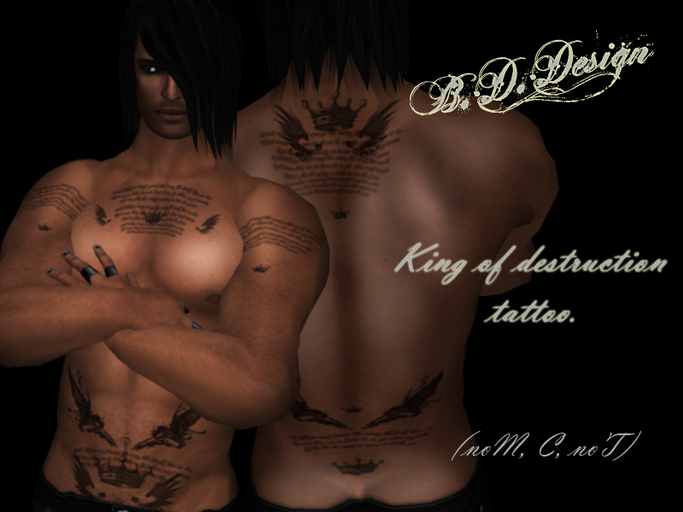 .::B.D.Design::.King of destruction tattoo