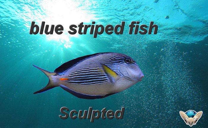 blue striped fish