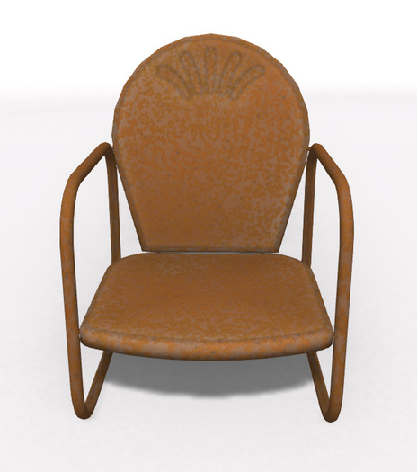 Mesh Garden Chair Weathered