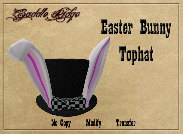 Saddle Ridge Easter Bunny Hat Boxed