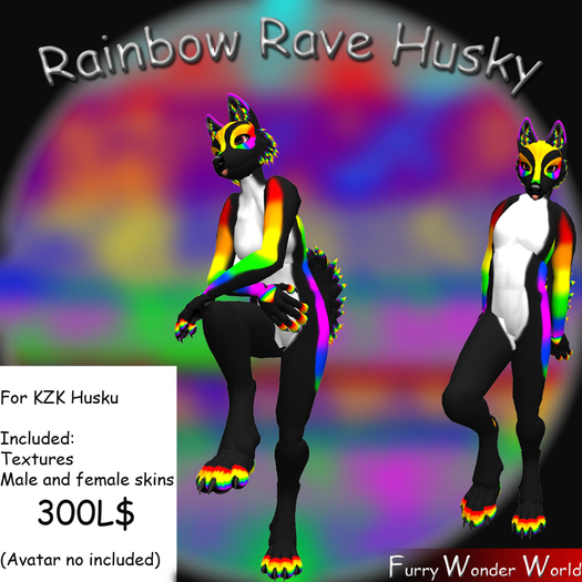 Rave Rainbow Husky KZK