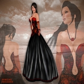 *Lurve* Red Floral Gem Formal