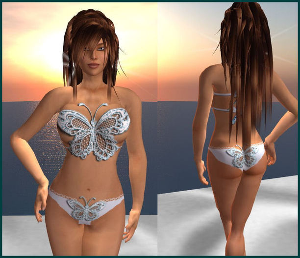Butterfly Baby Blue Flexi Set