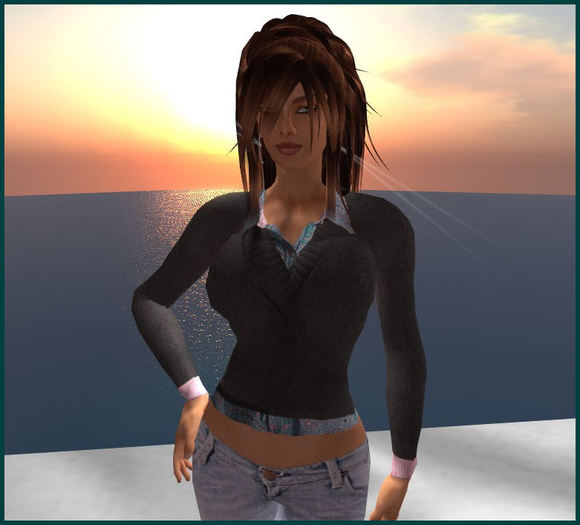 Sweater Shirt - Black