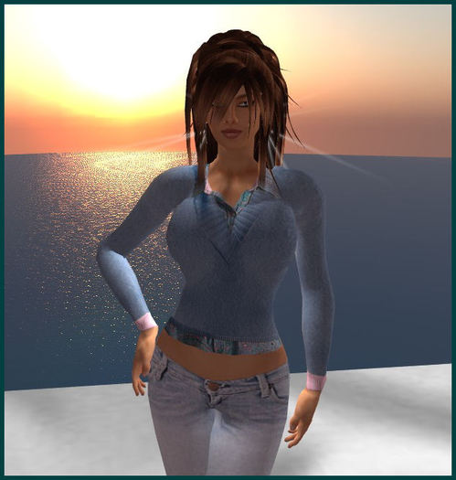 Sweater Shirt - Blue