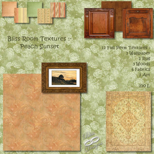 Bliss Room Textures - Peach Sunset - Box