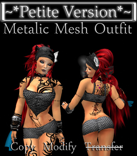 .:harmless INK:. Petite Metalic Mesh Outfit [Boxed]