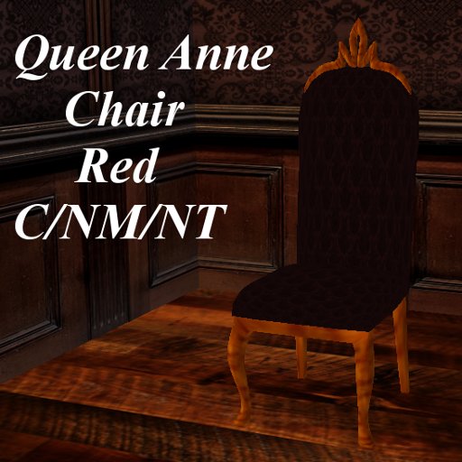 Queen Ann Chair ~ Red