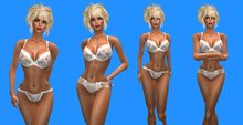 KL CHLOE LINGERIE WHITE