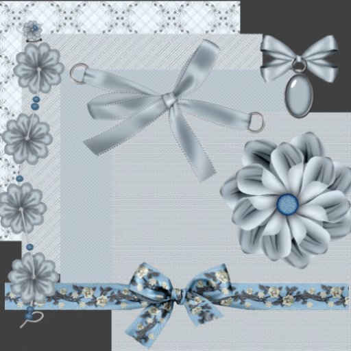 *-* Royal Pain *-* Baby Blue Textures Boxed